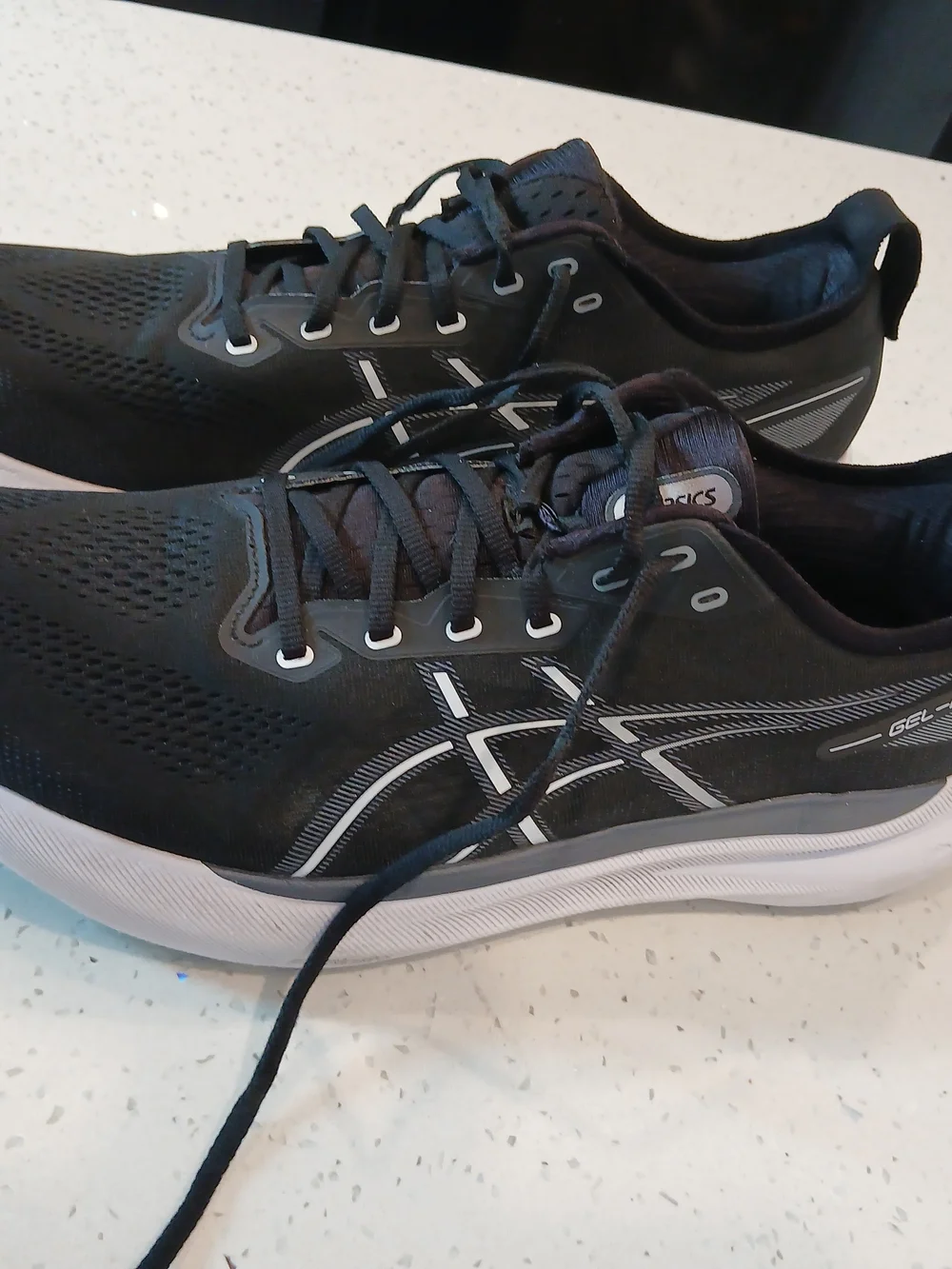 Asics Gel-Kayano 31 Mens Size 14 Black White Athletic Running Shoes Sneakers